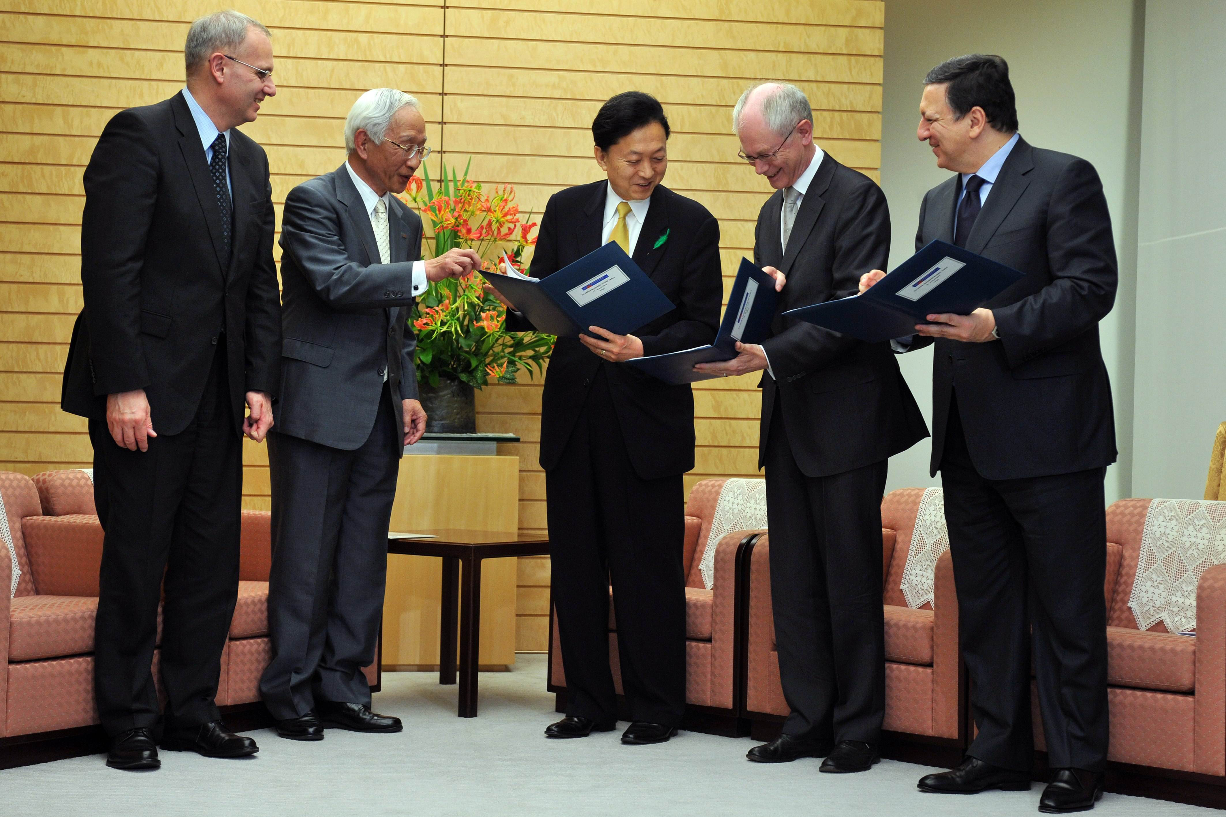 brt 2010 handover to EU-Japan Summit