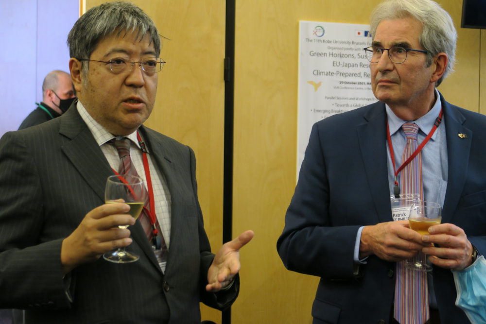 H.E. Yasushi Masaki, Japanese Ambassador to the EU and KUBEC's Patrick Vittet-Philippe