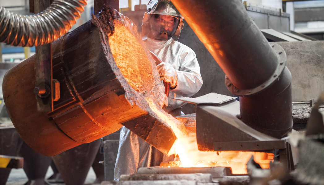 Rotating furnace - photo © Umicore NV / SA