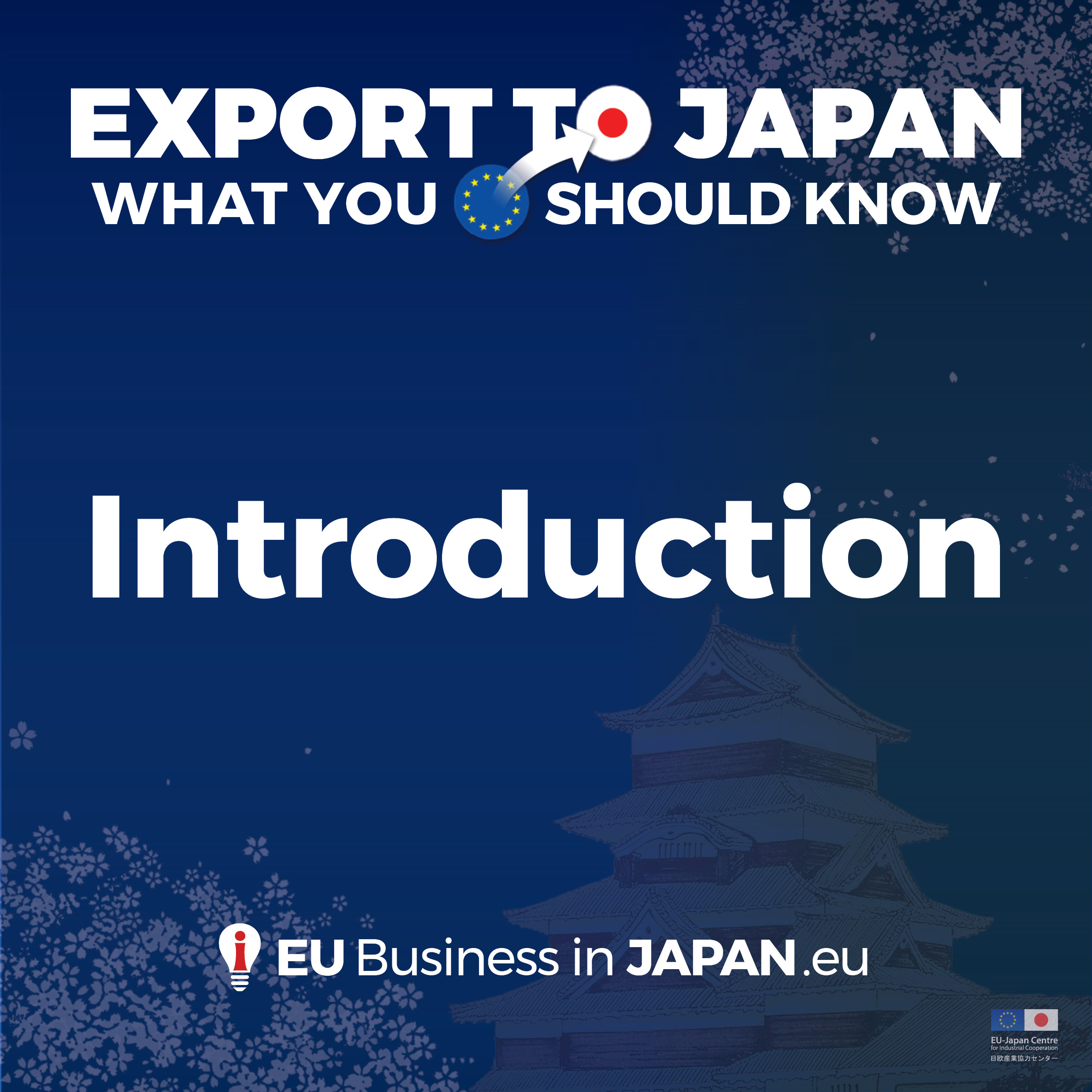 Export to Japan: Introduction to the Online Training series | EU-Japan