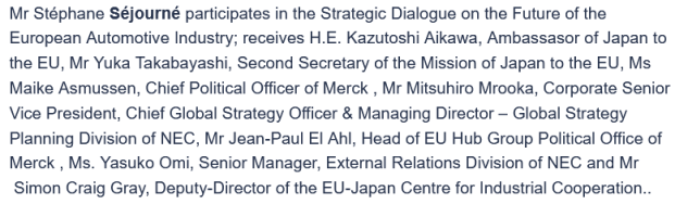 Calendar entry previewing the BRT 2025 handover to the European Commission