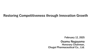 Presentation by Mr Nagayama