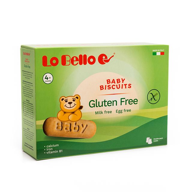 Lo Bello Baby biscuits gluten free EU Japan