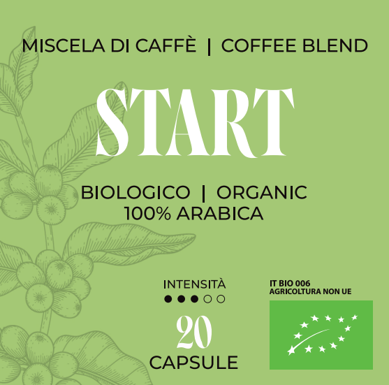 Capsules OK compost compatibles Nespresso® bio 100% arabica - Puissant
